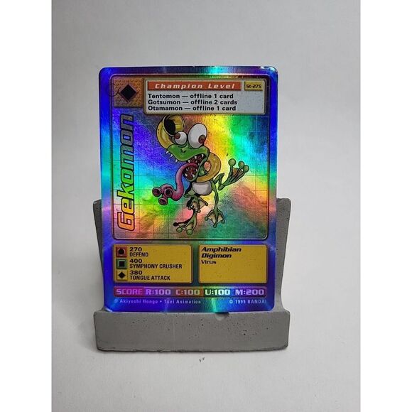 Gekomon St-27S Digimon Holo Foil Card Starter Series Bandai Digi Battle - Picture 1 of 2